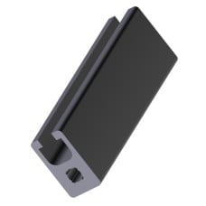 Aluminum profile 18.5x32 with groove 8mm - 1000mm